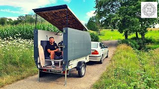 Caravan selfbuilt for 1,000 €  without registration and TÜV