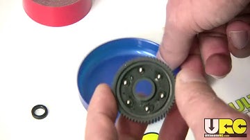 RC kit building tips:  Ball diff balls