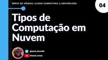 Cloud Computing & Serverless Módulo 01 - Tipos de Computação em Nuvem | Video 04