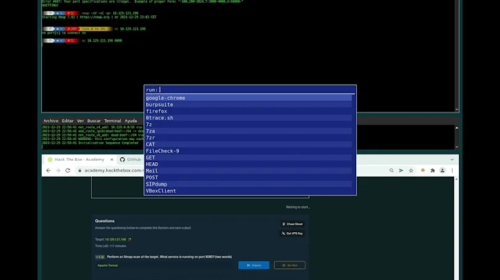 Getting started - service scanning - Hackthebox Academy