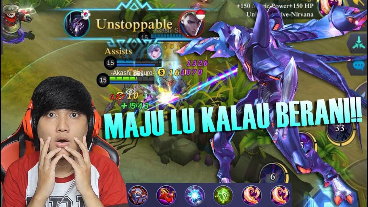 Hero Zhask Ini Mage Paling OP 4 Skill Gilak Mobile Legends