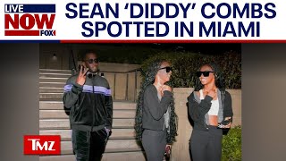 Sean 'Diddy' Combs seen for first time since raid, photographed in Miami | LiveNOW from FOX