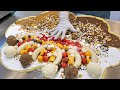 전국에서 가장 크다!! 과일이 통째로 들어가는 초대형 크레페 / amazing giant crepe / korean street food