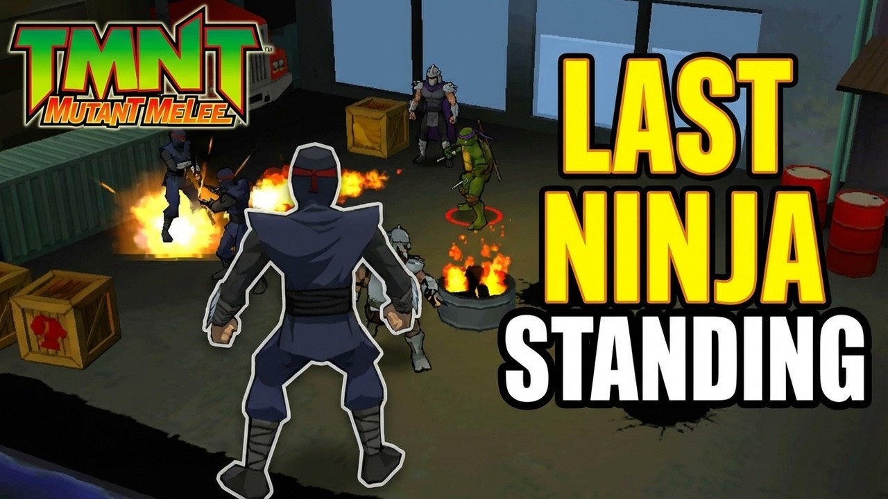 TMNT: Mutant Melee Who is the strongest 3 ninjas? - Last man standing wins! - (Part 1)