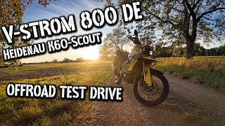 Suzuki V-Strom 800 DE - New Tires Offroad Test