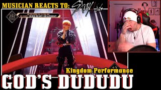 Musician reacts to Stray Kids 'GOD'S DUDUDU'  on Mnet Kingdom (FIRST TIME) | [풀버전] ♬ 신뚜두뚜두 - 스트레이 키즈