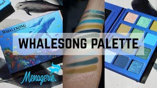Menageries Whalesong Palette Swatch - Vegan & Cruelty Free