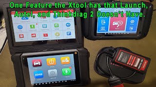 A Function the Xtool has that the Launch, Autel, and Thinkdiag 2 don