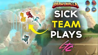 NUTTY 2s COMBOS! - Brawlhalla LTC 2v2 Highlights (0 to deaths, reads, gimps...)