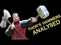 THOR'S HAMMERS Mjolnir and Stormbreaker ANALYSED! | Pop-culture weapons analysed