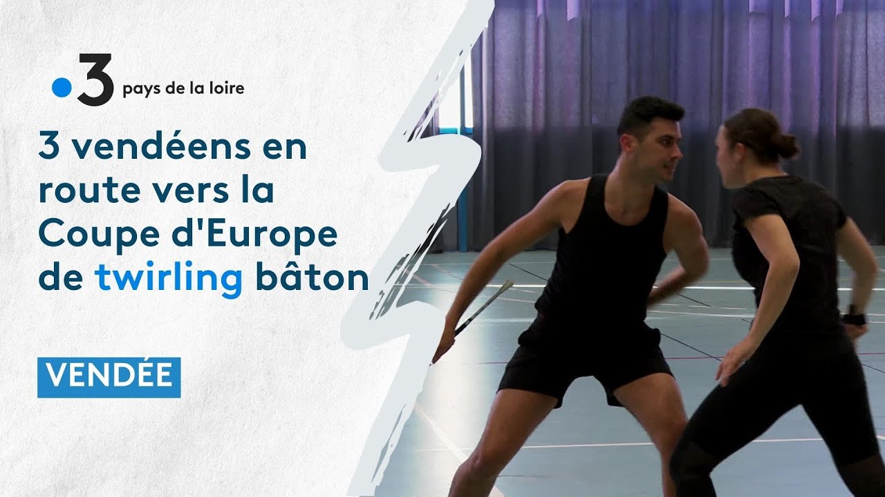 Vendée : Portrait de trois jeunes vendéens, en route vers la Coupe d'Europe de twirling bâton
