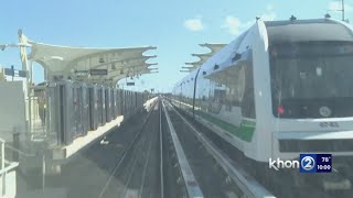 A sneak peak at what it's like to ride the new rail