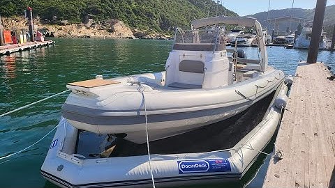 DockyDock with a Rib boat in Hong Kong
