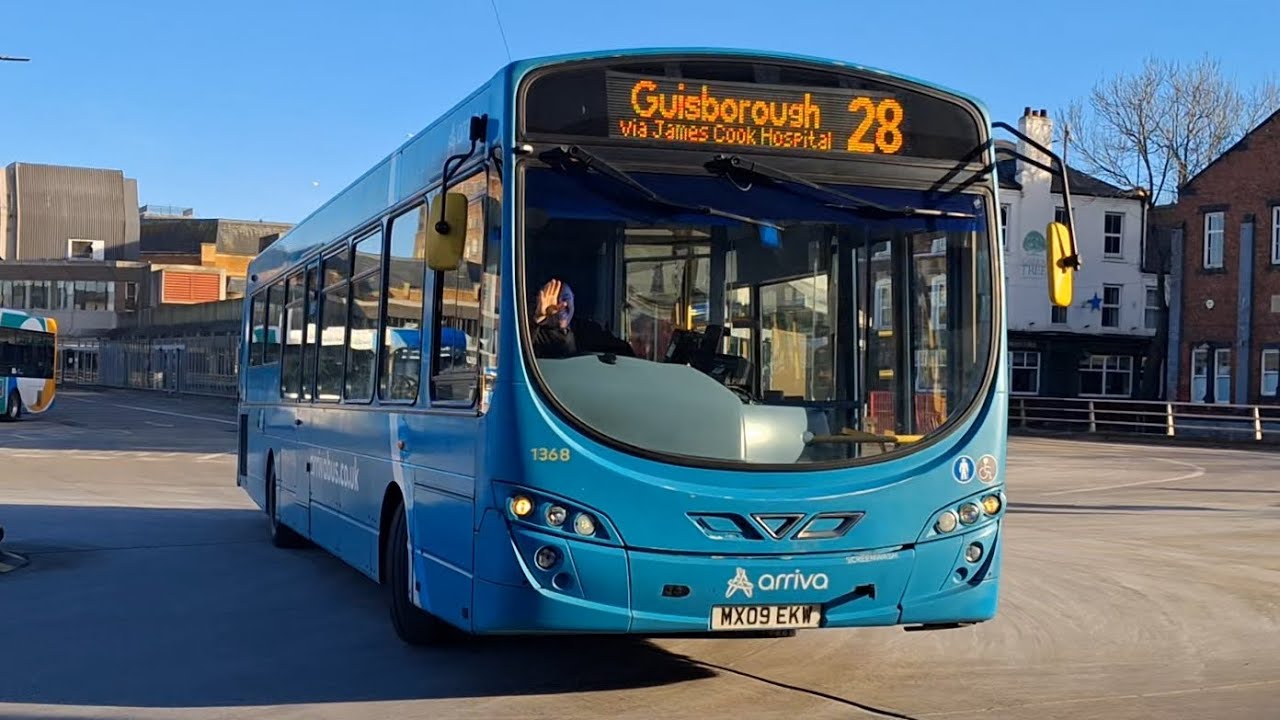 Hissing Turbo: Arriva North East 1368/MX09 EKW VDL SB200 Wright Pulsar 2