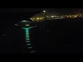 Flight EK 623 Emirates Airline take off from LHE Airport -Lahore night view -