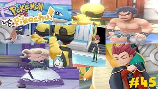 Pokemon Lets Go Pikachu - Part 45: Elite Four & Pokemon Trainer Trace Rematch