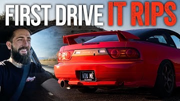 Fully Built SR20 S13 Dyno + First Drive! ( IT RIPS! )