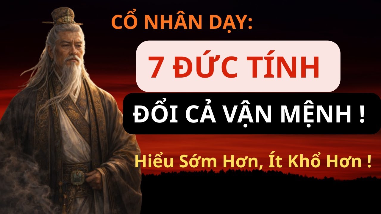 Cổ Nhân Dạy 7 Đức Tính Quyết Định Vận Mệnh Con Người ! - YouTube