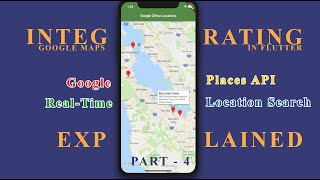 Part - 4 || Flutter Google Places API || Real-time Location Search
