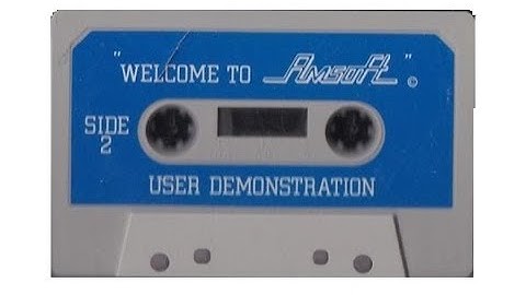 Welcome To Amsoft Side 2 User Demonstration for the Amstrad CPC 464