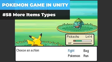 Make A Game Like Pokemon in Unity | #58 - More Item Types