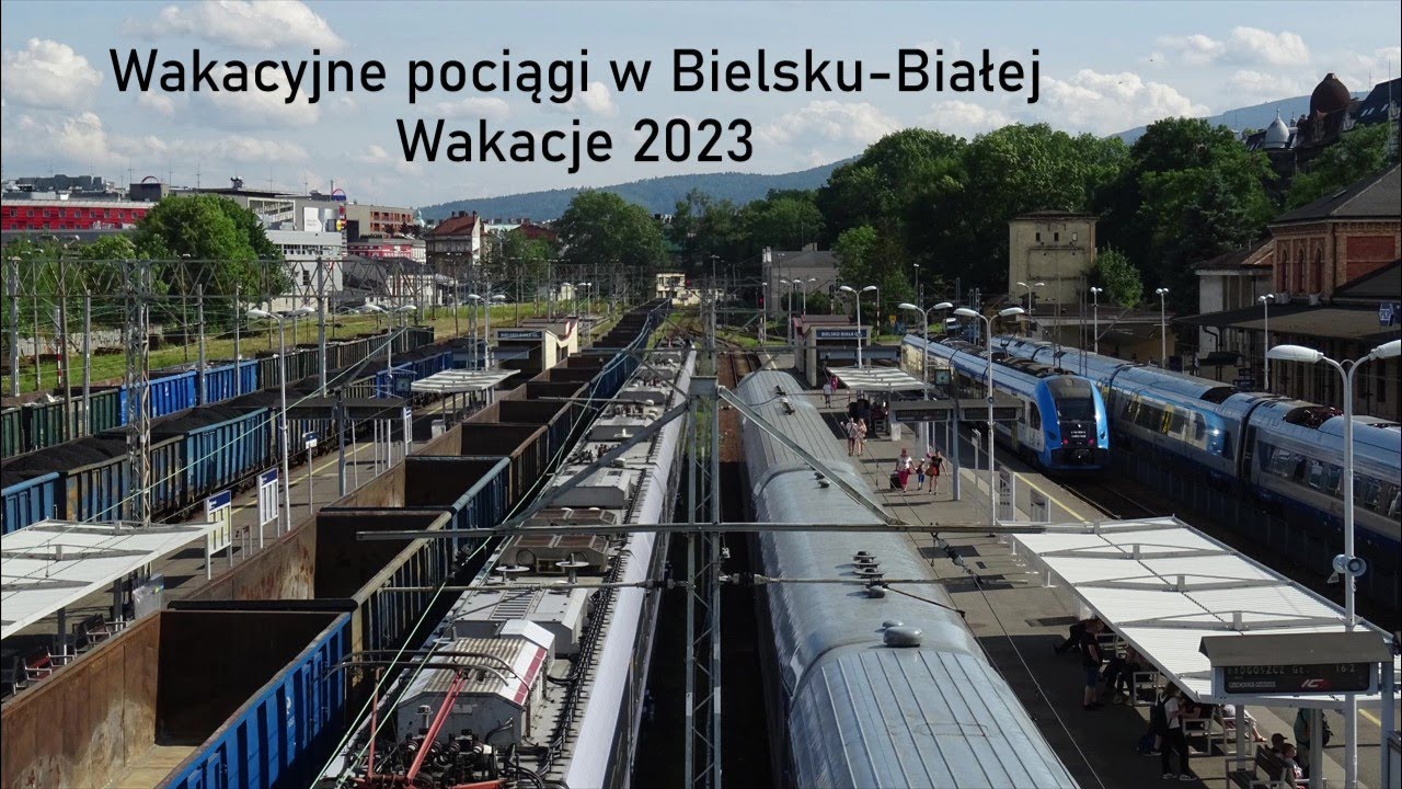 Wakacyjne pociągi w Bielsku-Białej - Lipiec 2023