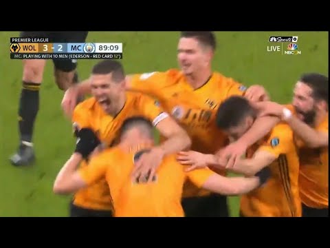 Wolves 3-2 Manchester City Goals (Jimenez, Traore & Doherty) – Lets all Laugh at Man City!