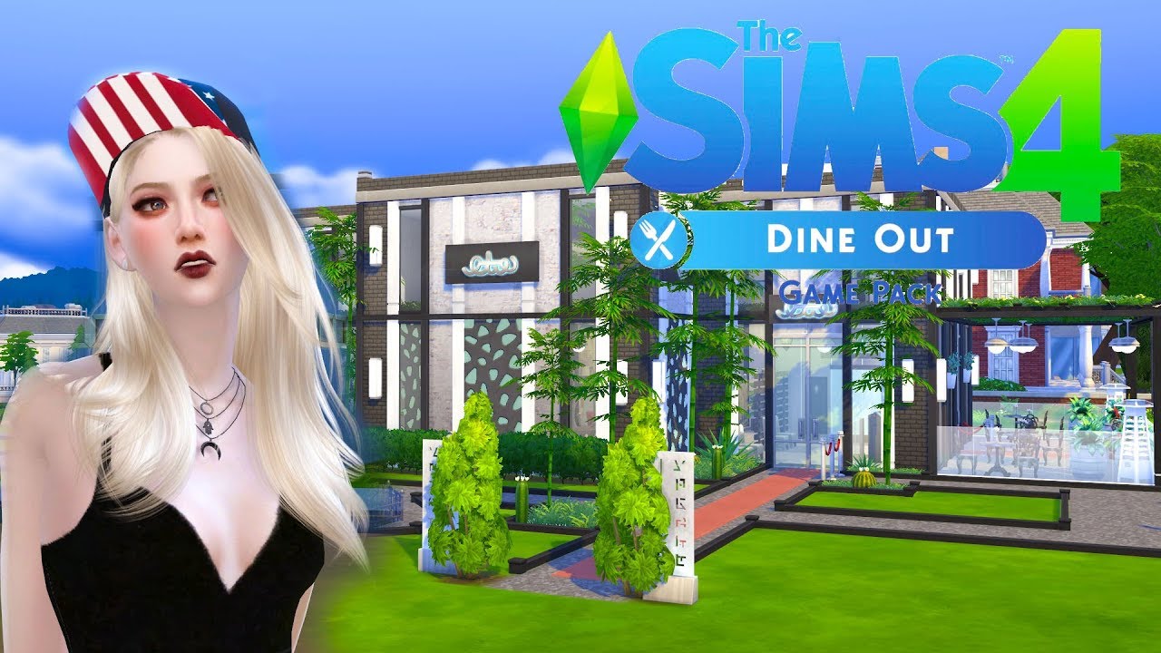 the sims 4 เปิดร้านที่บ้าน  New 2022  วิธีเปิดร้านอาหารThe sims 4 Dine out # 1