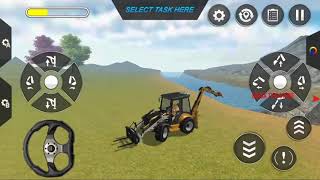 Excavator Simulator 2019   River Dredging By JCB Car TRAKTÖR KEPÇE OYUNLARI screenshot 4