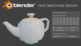 Face Smoothing Groups for Blender