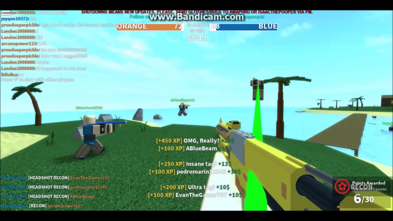 Roblox Nerf Aimbot Script Unpatched Youtube