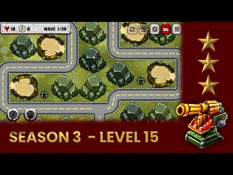 Battle Strategy: Tower Defense - Season 3 Level 15 Walkthrough