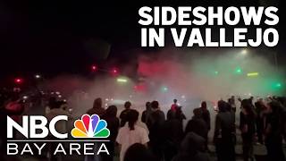 Neighbors frustrated after illegal sideshow involving over 100 cars in Vallejo