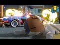 KIT CRASHES HIS CAR!!! - Fortnite Season 3