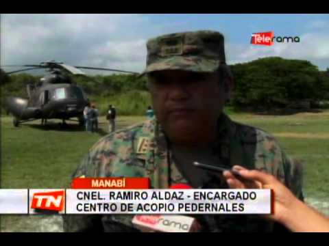 Donaciones llegan a sectores aislados de Pedernales