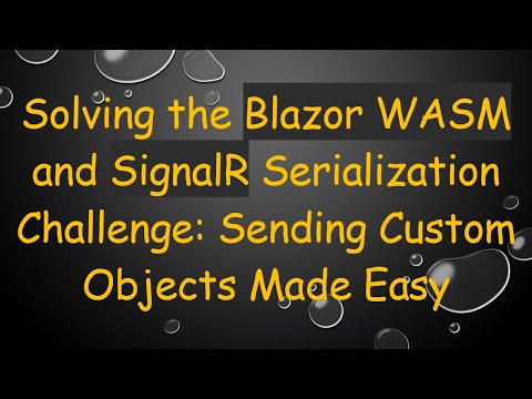 Solving the Blazor