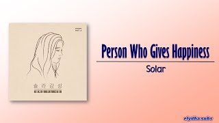 Solar (Mamamoo) – Person Who Gives Happiness [Rom|Eng Lyric]