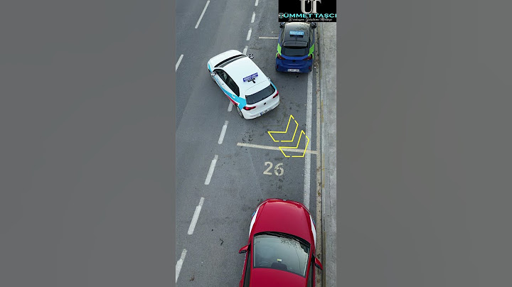 Gerçek İki Araç Arasına Park Nasıl yapılır ? #park #paralelpark #parking #direksiyondersi
