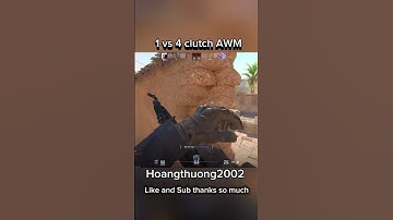 1 vs 4 clutch AWM #cs2 #cs2clips #cs2moments #csgo #shortvideo #shorts #csgohighlights