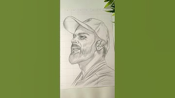 Virat Kohli Drawing 🔥 #shorts #viratkohli #drawing #art #virat