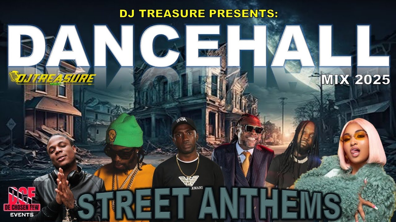 Dancehall Mix 2025 - STREET ANTHEMS: Alkaline, Vybz Kartel, Masicka, Shenseea | DJ Treasure