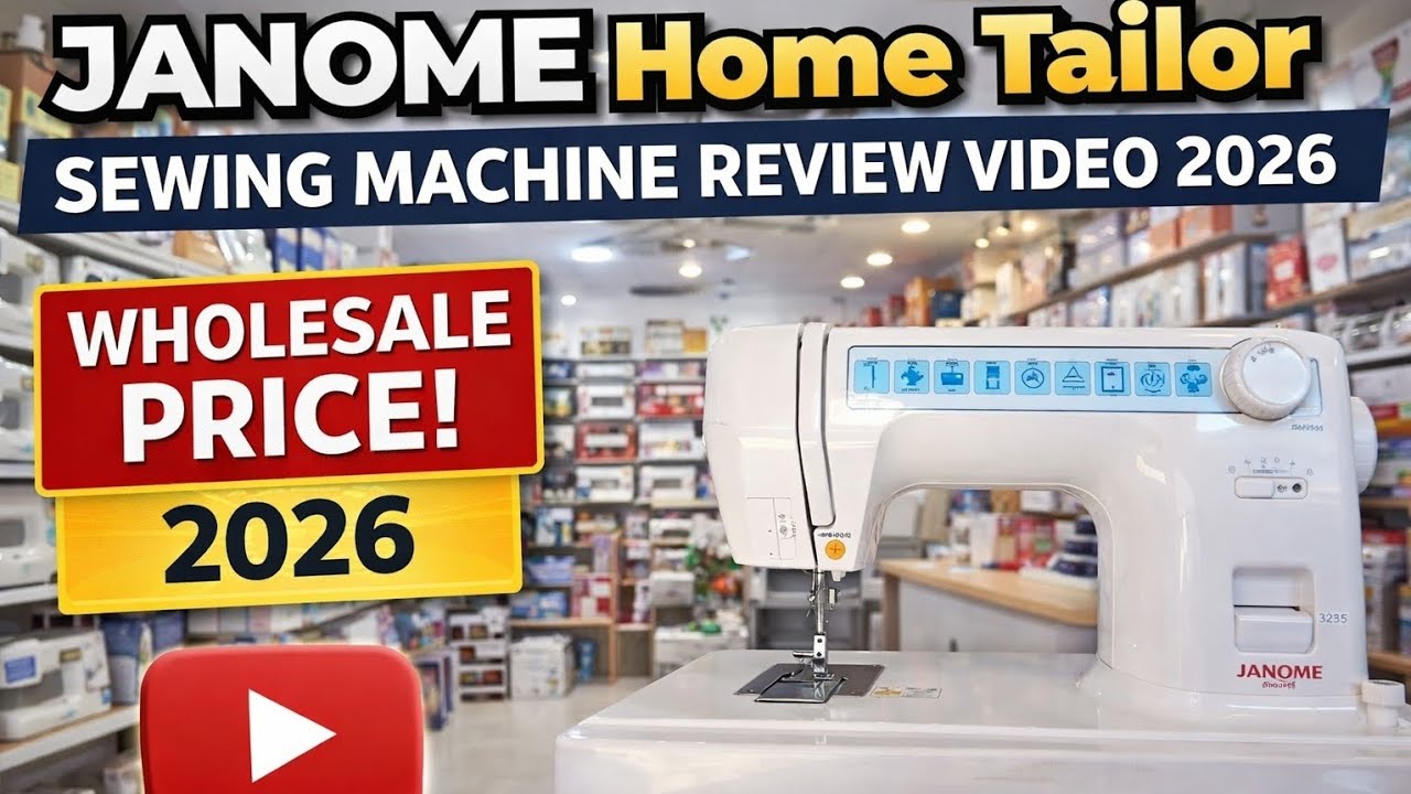 JANOME SEWING MACHINE REVIEW 2026 | JANOME MACHINE PRICE | IMPORTED SEWING MACHINE WHOLESALE PRICE 