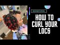How to Curl Locs Using Perm Rods