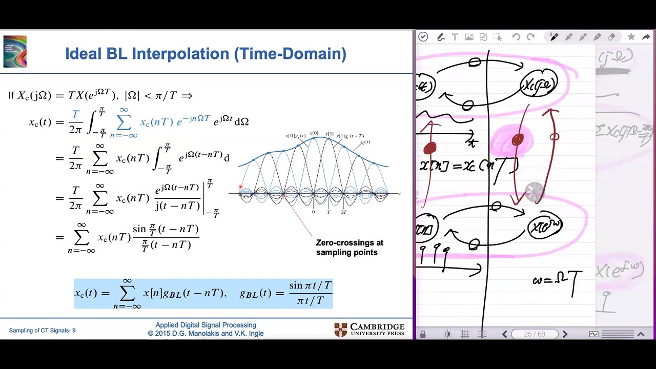 DSP 2022 - Sampling Theorem #3 - YouTube