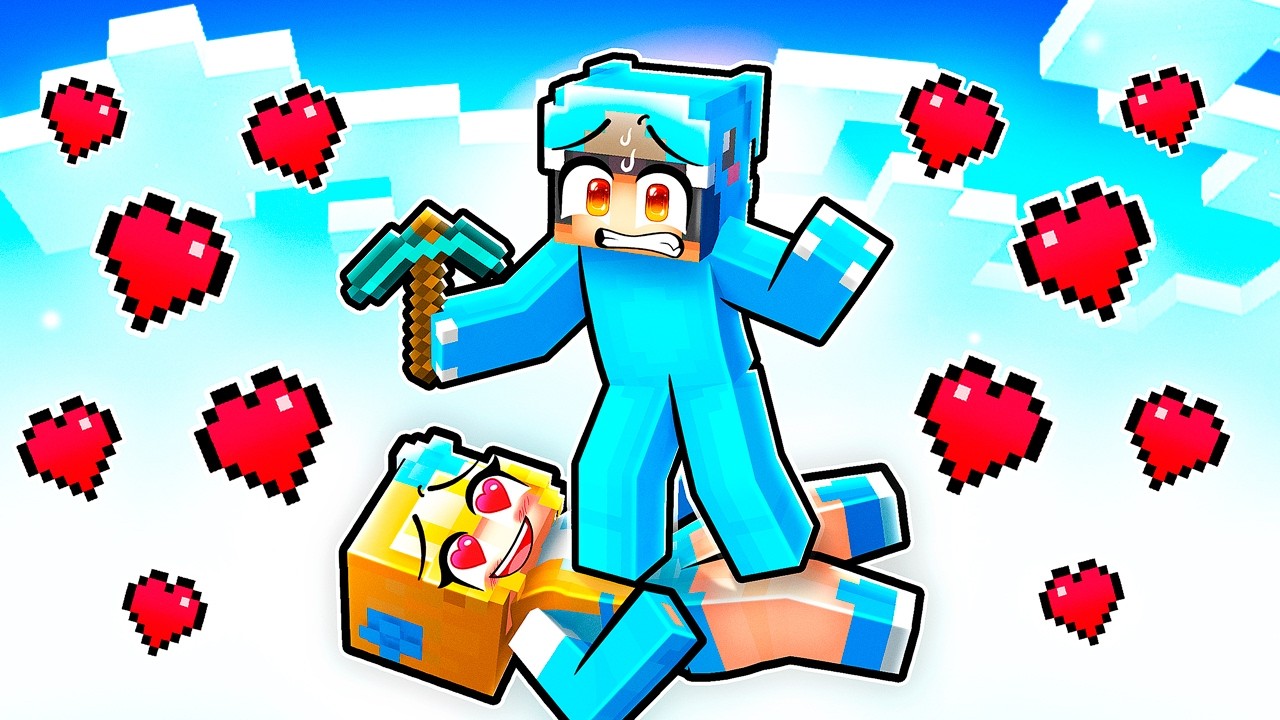 Minecraft, But It's On 1 GIRLFRIEND BLOCK!