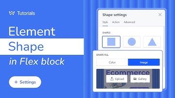 New element “Shape” in Flex block
