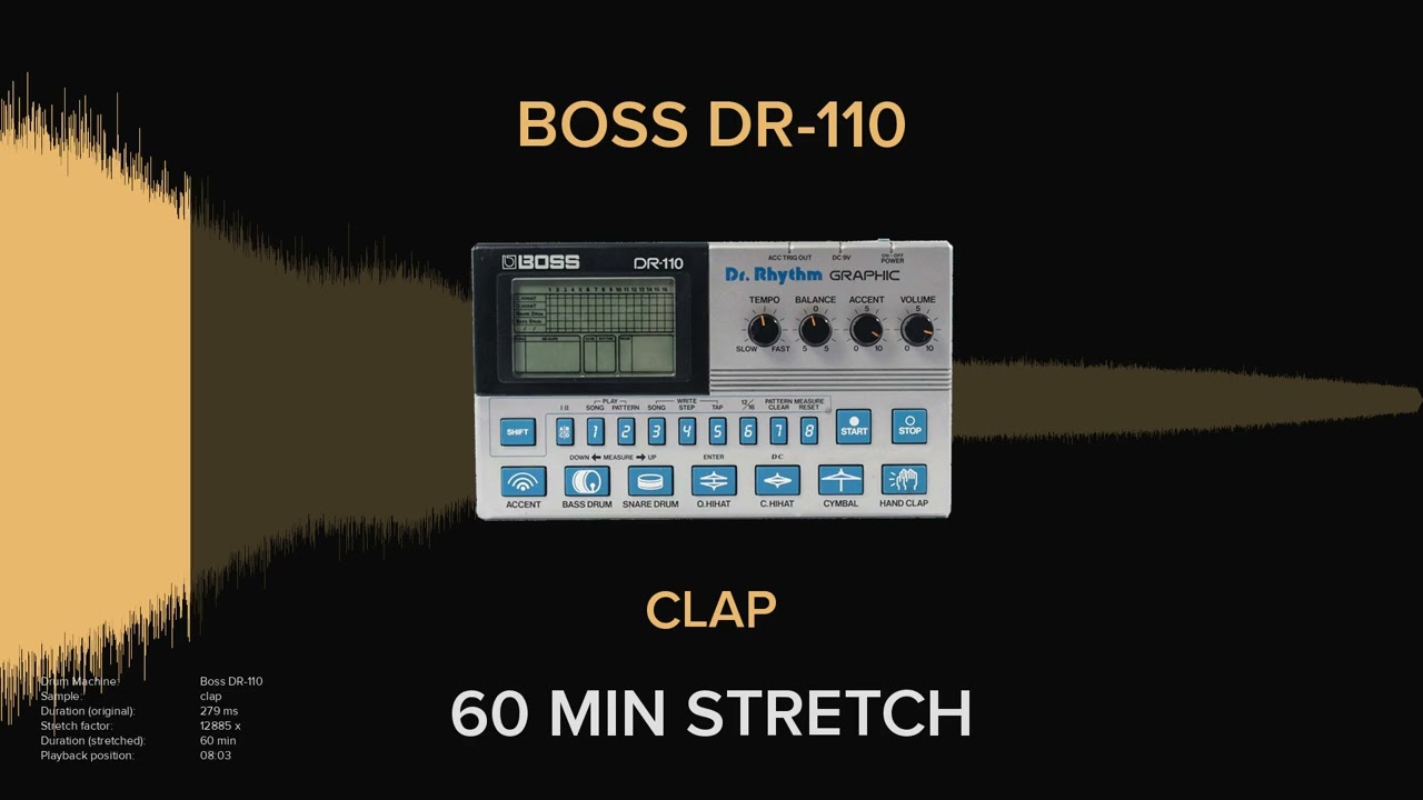 Boss DR-110 Clap (1 HOUR)