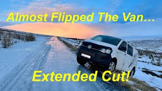 Iceland Winter Van Life - Extended Cut Almost Flipped The Van At Stuðlagil Canyon