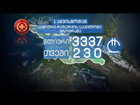 პირველი აგვისტოდან აქტიური რეზერვის საპილოტე პროგრამა იწყება