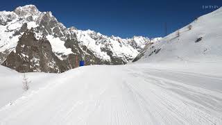 Skiing Courmayeur to Zerotta 2 | Ski Youla Plan de la Gabba - Seggiovia Bertolini